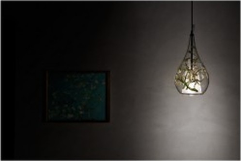 Lampadario 6 nel showroom AVM Led